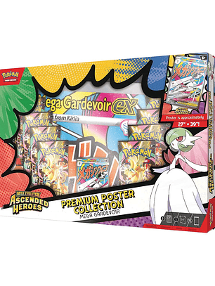 Pokémon TCG: Mega Evolution - Ascended Heroes - Premium Poster Collection Lucario o Gradevoir