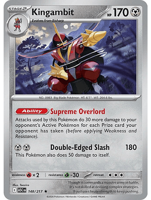 Kingambit - 148/217 - ASC 