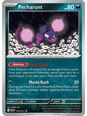 Pecharunt - 142/217 - ASC