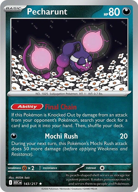 Pecharunt - 142/217 - ASC