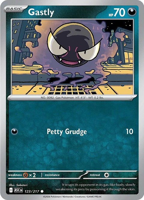 Gastly - 123/217 - ASC
