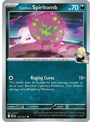 Cynthia's Spiritomb - 133/217 - ASC