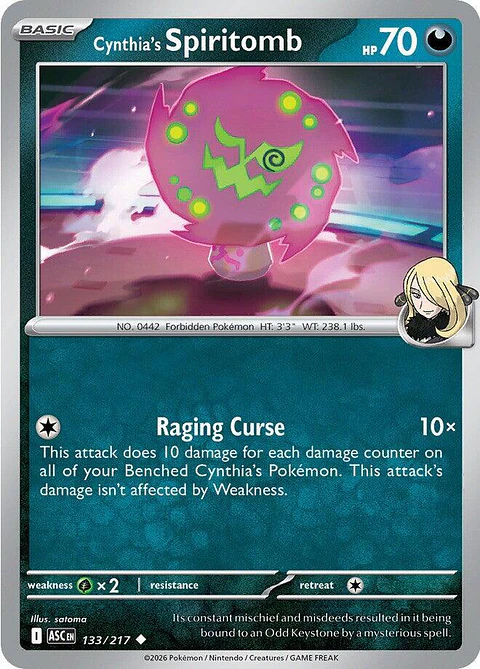 Cynthia's Spiritomb - 133/217 - ASC