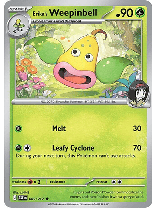 Erika's weepinbell - 005/217 - ASC