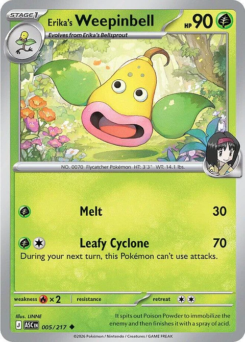 Erika's weepinbell - 005/217 - ASC