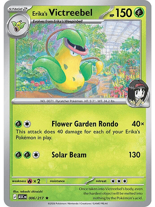 Erika's victreebel - 006/217 - ASC