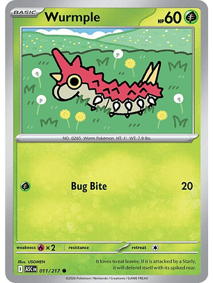 Wurmple - 011/217 - ASC