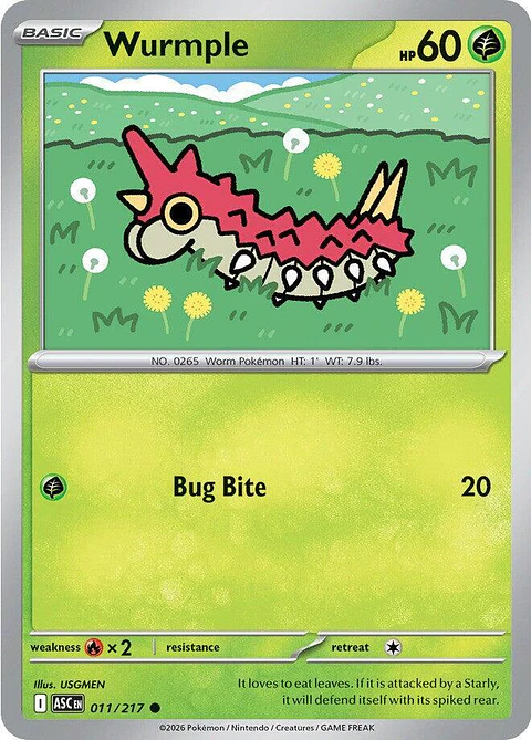 Wurmple - 011/217 - ASC