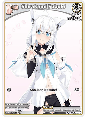 Shirakami Fubuki - hBP02-008 - Common 