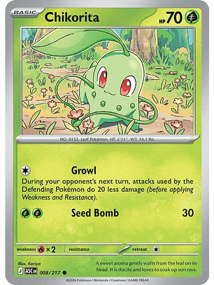 Chikorita - 008/217 - ASC