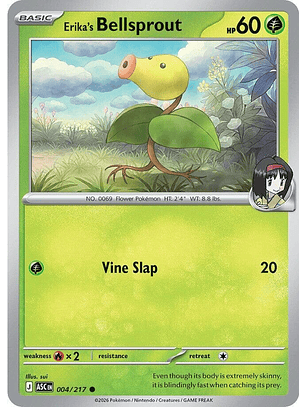 Erika's Bellsprout - 004/217 - ASC