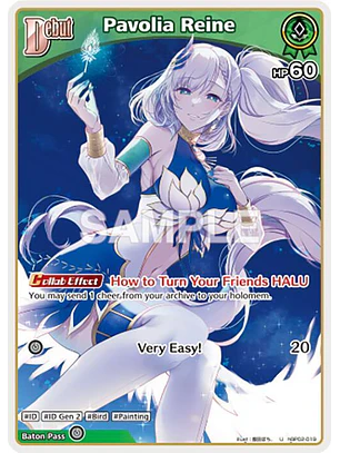 Pavolia Reine - hBP02-019 - Uncommon 