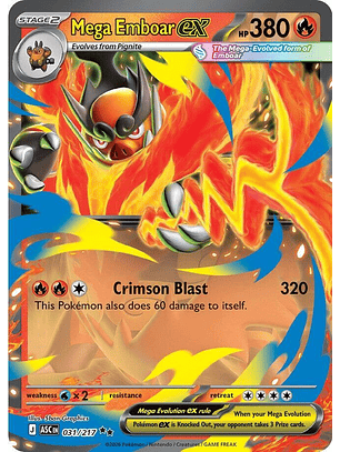 Mega Emboar ex - 031/217 - ASC