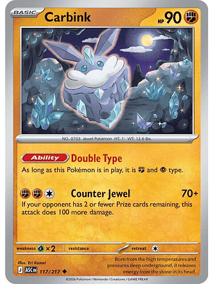 Carbink - 117/217 - ASC