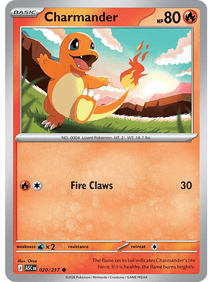 Charmander - 020/217 - ASC