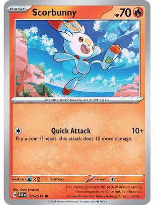 Scorbunny - 036/217 - ASC