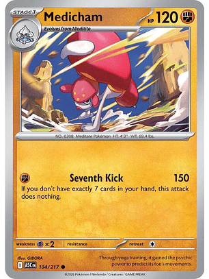 Medicham - 104/217 - ASC 