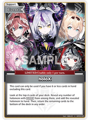 holoX - hBP02-080 - Uncommon 