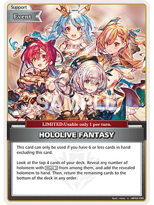 HOLOLIVE FANTASY - hBP02-085 - Uncommon 