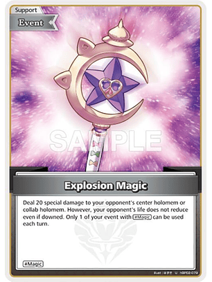 Explosion Magic - hBP02-079 - Uncommon 