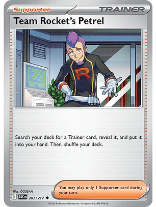 Petrel del Team Rocket - 207/217 - ASC