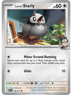 Larry's Starly - 168/217 - ASC