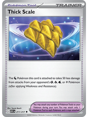 Thick Scale - 211/217 - ASC