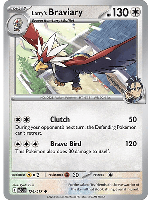 Larry's Braviary - 174/217 - ASC