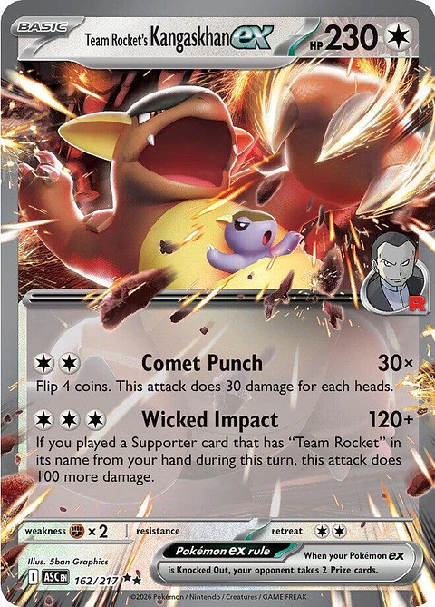 Team Rocket's Kangaskhan ex - 162/217 - ASC