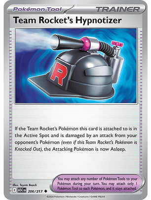 Team Rocket's Hypnotizer - 206/217 - ASC