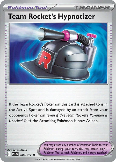 Team Rocket's Hypnotizer - 206/217 - ASC