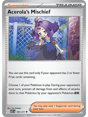 Acerola's Mischief - 180/217 - ASC
