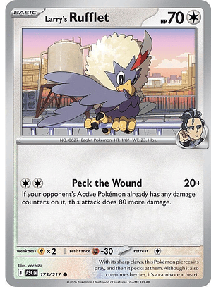 Larry's Rufflet - 173/217 - ASC