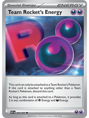 Team Rocket's Energy - 217/217 - ASC