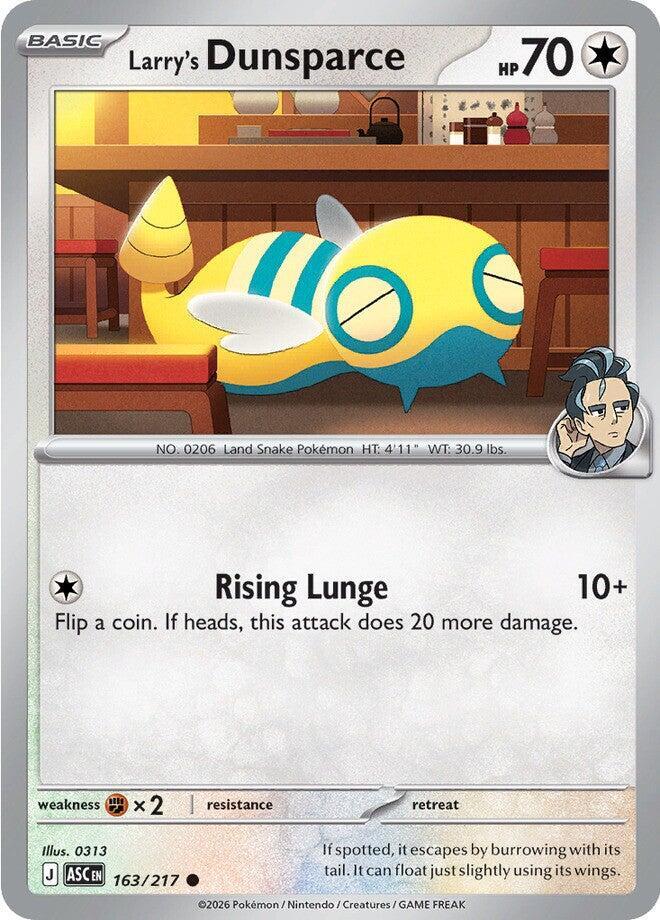 Larry's Dunsparce - 163/217 - ASC 1