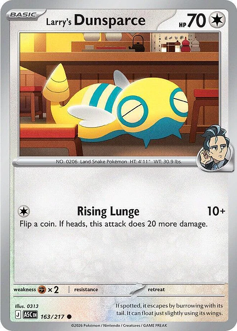 Larry's Dunsparce - 163/217 - ASC