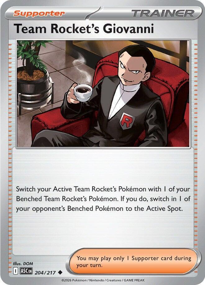 Team Rocket's Giovanni - 204/217 - ASC 1
