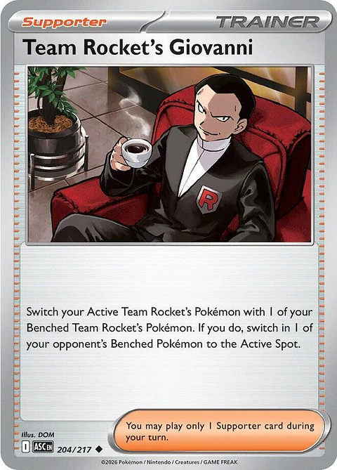 Team Rocket's Giovanni - 204/217 - ASC