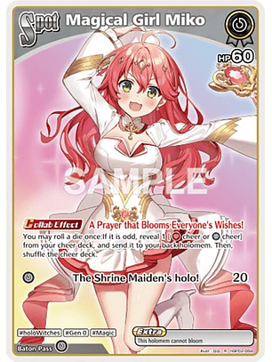 Magical Girl Miko - hBP02-069 - Rare 