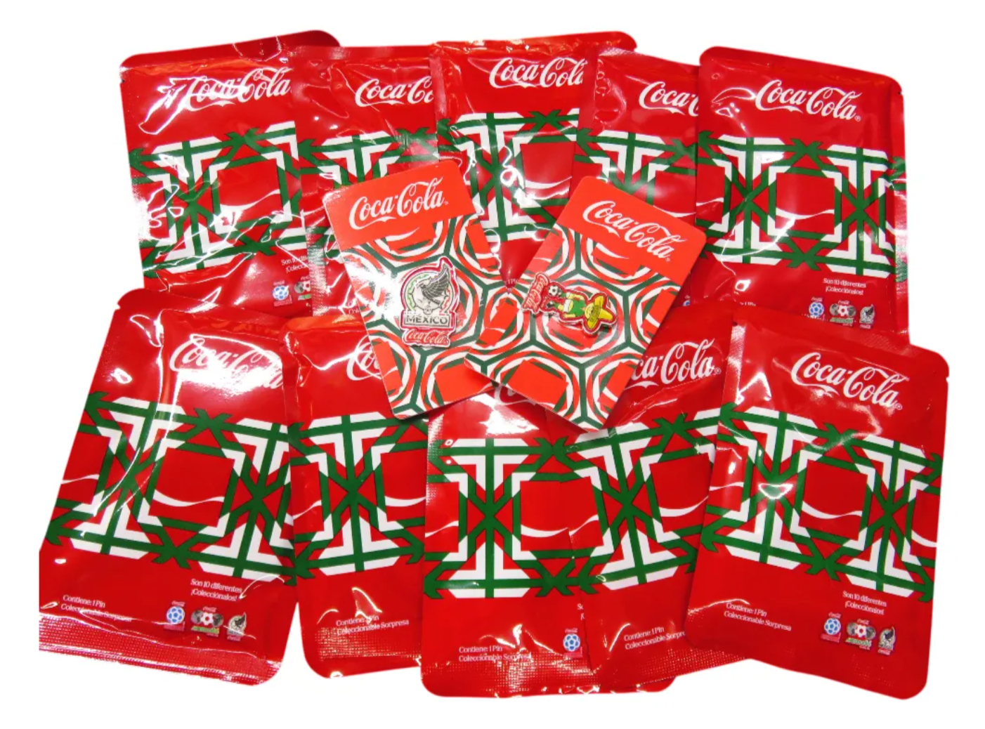 Pines Coca Cola Paquete con 10 Unidades  1