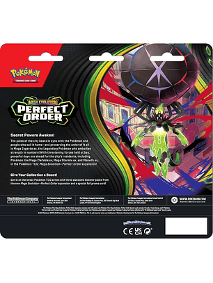 Pokémon TCG: Mega Evolution - Perfect Order 3-Booster Blister