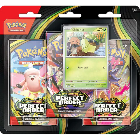 Pokémon TCG: Mega Evolution - Perfect Order 3-Booster Blister