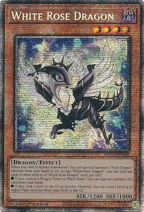 White Rose Dragon - MP25-EN038 - Starlight Rare
