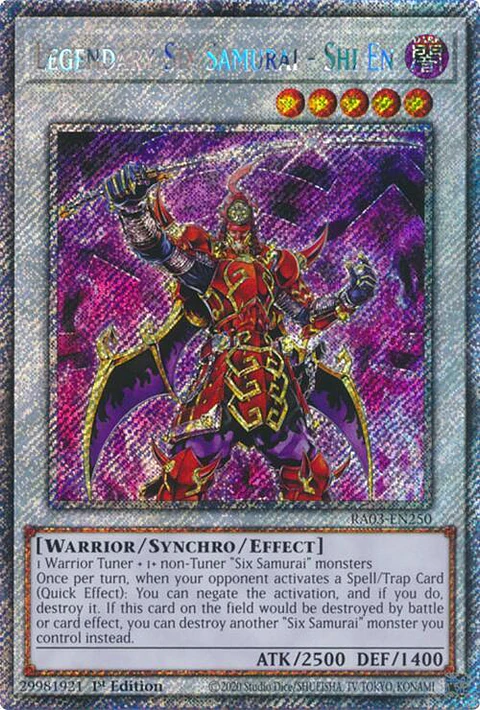 Legendary Six Samurai - Shi En - RA03-EN250