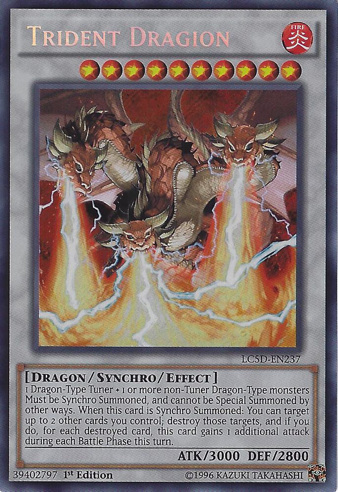 Trident Dragion - LC5D-EN237 - Secret Rare 1