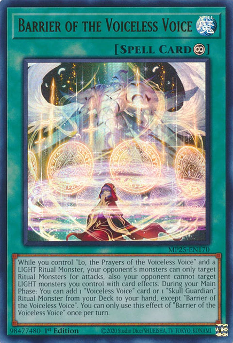 Barrier of the Voiceless Voice - MP25-EN170 - Ultra Rare 