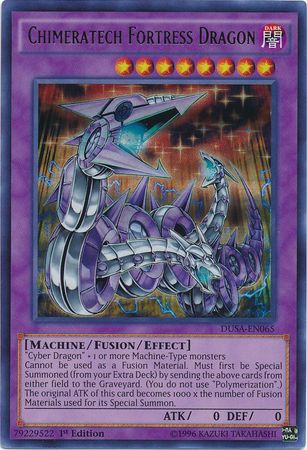 Chimeratech Fortress Dragon - DUSA-EN065 - Ultra Rare 1