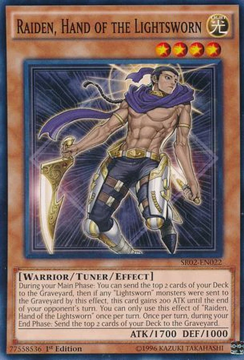 Raiden, Hand of the Lightsworn - SR02-EN022 - Common 