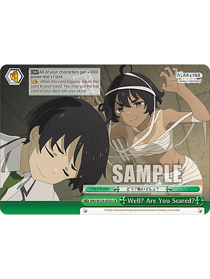 Well? Are You Scared? - MKI/W126-E050 CR - Climax Rare