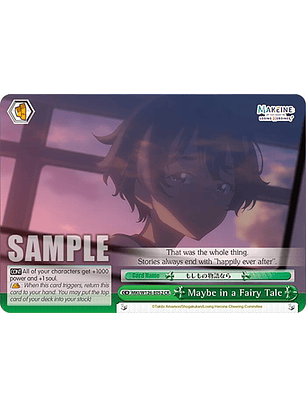 Maybe in a Fairy Tale - MKI/W126-E052 CR - Climax Rare